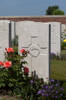 Headstone of Gunner Alexander Ramsey (2/1899). La Clytte Military Cemetery, Heuvelland, West-Vlaanderen, Belgium. New Zealand War Graves Trust (BECD0931). CC BY-NC-ND 4.0.