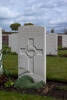 Headstone of Private Frank Donovan Garaway (31993). Mud Corner Cemetery, Comines-Warneton, Hainaut, Belgium. New Zealand War Graves Trust (BECX7743). CC BY-NC-ND 4.0.
