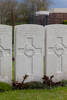 Headstone of Lance Corporal John Alfred Monstedt (24030). Mud Corner Cemetery, Comines-Warneton, Hainaut, Belgium. New Zealand War Graves Trust (BECX7716). CC BY-NC-ND 4.0.