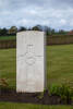 Headstone of Rifleman Ralph John Stevens (24/586). Prowse Point Military Cemetery, Commines-Warneton, Hainaut, Belgium. New Zealand War Graves Trust (BEDN7677). CC BY-NC-ND 4.0.