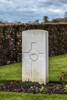 Headstone of Rifleman John Alfred Tate (44986). Prowse Point Military Cemetery, Commines-Warneton, Hainaut, Belgium. New Zealand War Graves Trust (BEDN7656). CC BY-NC-ND 4.0.