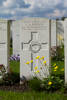 Headstone of Lance Corporal George Arthur Brown (27209). Wulverghem-Lindenhoek Road Military Cemetery, Heuvelland, West-Vlaanderen, Belgium. New Zealand War Graves Trust (BEEW8601). CC BY-NC-ND 4.0.