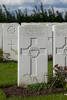 Headstone of Private Thomas Moffett (28177). Wulverghem-Lindenhoek Road Military Cemetery, Heuvelland, West-Vlaanderen, Belgium. New Zealand War Graves Trust (BEEW8583). CC BY-NC-ND 4.0.