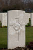 Headstone of Private Amos Thomas Wilson Burrough (42786). Hooge Crater Cemetery, Ieper, West-Vlaanderen, Belgium. New Zealand War Graves Trust (BEBS6762). CC BY-NC-ND 4.0.