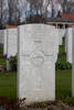 Headstone of Private Alfred Bruce Thompson (41422). Hooge Crater Cemetery, Ieper, West-Vlaanderen, Belgium. New Zealand War Graves Trust (BEBS6794). CC BY-NC-ND 4.0.