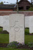 Headstone of Private Horomana Kanapu (16/634). Birr Cross Roads Cemetery, Ieper, West-Vlaanderen, Belgium. New Zealand War Graves Trust (BEAM6975). CC BY-NC-ND 4.0.