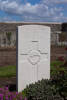 Headstone of Rifleman Edwin George Churches (42041). Passchendaele New British Cemetery, Zonnebeke, West-Vlaanderen, Belgium. New Zealand War Graves Trust (BEDF9125). CC BY-NC-ND 4.0.