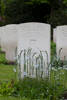 Headstone of Pilot Officer Thomas Andrew Robson (414893). Heverlee War Cemetery, Leuven, Vlaams-Brabant, Belgium. New Zealand War Graves Trust (BEBR8285). CC BY-NC-ND 4.0.