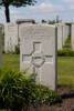 Headstone of Rifleman Eric Burns (27059). Poelcapelle British Cemetery, Langemark-Poelkapelle, West-Vlaanderen, Belgium. New Zealand War Graves Trust (BEDJ8920). CC BY-NC-ND 4.0.