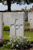 Headstone of Private Walter Malcolm (55767). Poelcapelle British Cemetery, Langemark-Poelkapelle, West-Vlaanderen, Belgium. New Zealand War Graves Trust (BEDJ8942). CC BY-NC-ND 4.0.