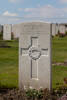 Headstone of Rifleman Frank Ross (20239). Poelcapelle British Cemetery, Langemark-Poelkapelle, West-Vlaanderen, Belgium. New Zealand War Graves Trust (BEDJ8926). CC BY-NC-ND 4.0.