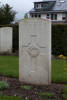 Headstone of Pilot Officer James Kennedy Grainger (42295). Florennes Communal Cemetery, Florennes, Namur, Belgium. New Zealand War Graves Trust (BEBI8393). CC BY-NC-ND 4.0.