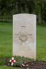 Headstone of Pilot Officer William Elvin (426883). Hotton War Cemetery, Luxembourg, Belgium. New Zealand War Graves Trust (BEBT8239). CC BY-NC-ND 4.0.
