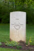 Headstone of Squadron Leader Paul Wattling Rabone (2171). Hotton War Cemetery, Luxembourg, Belgium. New Zealand War Graves Trust (BEBT8241). CC BY-NC-ND 4.0.