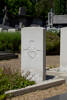 Headstone of Flight Sergeant Melville Collinson Baynes (4144229). Gent City Cemetery, Oost-Vlaanderen, Belgium. New Zealand War Graves Trust (BEBJ9654). CC BY-NC-ND 4.0.