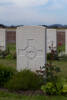 Headstone of Gunner Herbert August Leonard Hillmer (9/1863). Divisional Cemetery, Ieper, West-Vlaanderen, Belgium. New Zealand War Graves Trust (BEAZ1087). CC BY-NC-ND 4.0.