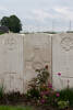 Headstone of Private George Dominic Hill (55494). Haringhe (Bandaghem) Military Cemetery, Poperinge, West-Vlaanderen, Belgium. New Zealand War Graves Trust (BEBP2195). CC BY-NC-ND 4.0.