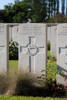 Headstone of Rifleman Harold Parkinson (48069). Menin Road South Military Cemetery, Ieper, West-Vlaanderen, Belgium. New Zealand War Graves Trust (BECR0839). CC BY-NC-ND 4.0.
