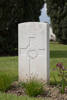 Headstone of Private Leslie Clapham Batten (41469). Nine Elms British Cemetery, Poperinge, West-Vlaanderen, Belgium. New Zealand War Graves Trust (BEDA9544). CC BY-NC-ND 4.0.