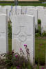 Headstone of Private Percival John Rawlinson (30857). Nine Elms British Cemetery, Poperinge, West-Vlaanderen, Belgium. New Zealand War Graves Trust (BEDA9510). CC BY-NC-ND 4.0.