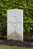 Headstone of Private Thomas Donnan (14080). Strand Military Cemetery, Comines-Warneton, Hainaut, Belgium. New Zealand War Graves Trust (BEEB7252). CC BY-NC-ND 4.0.