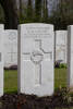 Headstone of Rifleman Leonard Martin Lowen (23/1097). Strand Military Cemetery, Comines-Warneton, Hainaut, Belgium. New Zealand War Graves Trust (BEEB7277). CC BY-NC-ND 4.0.