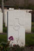 Headstone of Rifleman Ewen Taylor (44169). Oxford Road Cemetery, Ieper, West-Vlaanderen, Belgium. New Zealand War Graves Trust (BEDE6142). CC BY-NC-ND 4.0.