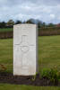 Headstone of Rifleman Ralph John Stevens (24/586). Prowse Point Military Cemetery, Commines-Warneton, Hainaut, Belgium. New Zealand War Graves Trust (BEDN7678). CC BY-NC-ND 4.0.