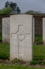 Headstone of Private Robert Frederick McClymont (40457). Aeroplane Cemetery, Ieper, West-Vlaanderen, Belgium. New Zealand War Graves Trust (BEAC9637). CC BY-NC-ND 4.0.