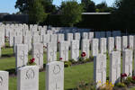 Headstone of Rifleman Norman Percival Brown (12122). White House Cemetery, Ieper, West-Vlaanderen, Belgium. New Zealand War Graves Trust (BEET1583). CC BY-NC-ND 4.0.