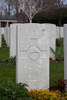 Headstone of Private John Braidwood (40498). Hooge Crater Cemetery, Ieper, West-Vlaanderen, Belgium. New Zealand War Graves Trust (BEBS6801). CC BY-NC-ND 4.0.