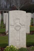Headstone of Private John Kilpatrick Corrie (47707). Hooge Crater Cemetery, Ieper, West-Vlaanderen, Belgium. New Zealand War Graves Trust (BEBS6792). CC BY-NC-ND 4.0.