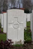 Headstone of Lance Corporal John Alexander Evans (9/272). Hooge Crater Cemetery, Ieper, West-Vlaanderen, Belgium. New Zealand War Graves Trust (BEBS6737). CC BY-NC-ND 4.0.