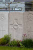 Headstone of Private Michael Crosby (20973). Birr Cross Roads Cemetery, Ieper, West-Vlaanderen, Belgium. New Zealand War Graves Trust (BEAM8874). CC BY-NC-ND 4.0.
