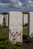 Headstone of Second Lieutenant Henry Johnson Hall (30111). Passchendaele New British Cemetery, Zonnebeke, West-Vlaanderen, Belgium. New Zealand War Graves Trust (BEDF9098). CC BY-NC-ND 4.0.