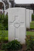 Headstone of Private John Jennings Crompton (6/4017). Tyne Cot Cemetery, Zonnebeke, West-Vlaanderen, Belgium. New Zealand War Graves Trust (BEEG2007). CC BY-NC-ND 4.0.