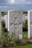 Headstone of Private James Allan Ramsay (39311). Tyne Cot Cemetery, Zonnebeke, West-Vlaanderen, Belgium. New Zealand War Graves Trust (BEEG2319). CC BY-NC-ND 4.0.