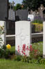 Headstone of Gunner William Dickson Kinnear (13/2048). Nieuwkerke (Neuve-Eglise) Churchyard, Heuvelland, West-Vlaanderen, Belgium. New Zealand War Graves Trust (BECZ1220). CC BY-NC-ND 4.0.