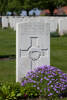 Headstone of Private William Thomas Clarke (35006). Poelcapelle British Cemetery, Langemark-Poelkapelle, West-Vlaanderen, Belgium. New Zealand War Graves Trust (BEDJ8902). CC BY-NC-ND 4.0.