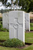 Headstone of Private John Richard Ashley (25174). St Quentin Cabaret Military Cemetery, Heuvelland, West-Vlaanderen, Belgium. New Zealand War Graves Trust (BEEA2382). CC BY-NC-ND 4.0.