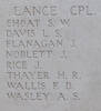 Headstone of Lance Corporal Sidney William Choat (23/1587). Tyne Cot Memorial, Zonnebeke, West-Vlaanderen, Belgium. New Zealand War Graves Trust (BEEH7870A). CC BY-NC-ND 4.0.