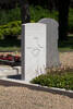 Headstone of Flight Sergeant Melville Collinson Baynes (4144229). Gent City Cemetery, Oost-Vlaanderen, Belgium. New Zealand War Graves Trust (BEBJ9656). CC BY-NC-ND 4.0.