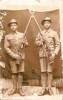 Portrait of Private Inga Ngau (right) and an unidentified soldier. Image courtesy of Bobby Nicholas, Paula Paniani and Cate Walker, Cook Islands WW1 NZEF ANZAC Soldiers Research Project. Image is subject to copyright restrictions.