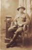 Seated portrait of Private Inga Ngau. Image courtesy of Bobby Nicholas, Paula Paniani and Cate Walker, Cook Islands WW1 NZEF ANZAC Soldiers Research Project. Image is subject to copyright restrictions.