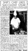 Photograph of George Tuaine in Truth newspaper article, 'Ship's Chef Like Succulent Steak'. Image courtesy of Bobby Nicholas, Paula Paniani and Cate Walker, Cook Islands WW1 NZEF ANZAC Soldiers Research Project. Image is subject to copyright restrictions.
