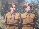 Photgraph of brothers Malcolm Edwin (Eddie) Codyre (left) and Martin Joseph (Marty) Codyre, May 1942. Image courtesy of Allan Dodson, Porirua War Stories. Image has no known copyright restrictions.