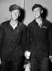 Photograph of Pilot Officer Vance Drummond and Pilot Officer Bruce Thompson, Royal Australian Air Force, c.1953. Argus newspaper collection, State Library of Victoria, H2002. 199/2977. Image has no known copyright restrictions.