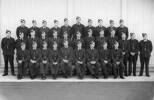 Group. Pilots course 12A, No. 1 Service Flying Training School, RNZAF Station Wigram. L-R: Back; WV Eunson, J Badcock, TL Bowker, WA Fergie, CD Dobson, HW Millard, FS Penman, VE Meaclam, GA Hutt, CJ Fraser. Middle; JW Chapman, JA Froggatt, OR Cooper, DL Clow, AG Craig, VP Cummock, SH Manning, WR King, HJ Lorimer, BD Stringer, W Kennedy, FS Johnstone, AJ MacGregor. Front; WJ Barnes, JS Bergin, EW Cox, FW Davidson, AL Ellis, JN Williams, SG Horner, WJ Greenhalgh, WJN McIntosh. Image kindly provided by Royal New Zealand Air Force Museum, MUS970513. Image subject to Crown Copyright, 1941