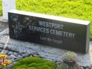 Westport Services Cemetery, Orowaiti Cemetery, Westport. Image kindly provided by John Forrest (July 2020).