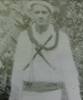 Photograph of Tuainekore Enoka, Cook Island Defence Force. Image kindly provided by great grandson Willie Cuthers (July 2020).